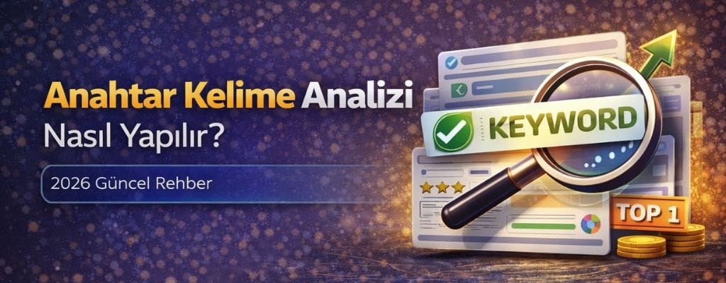 Anahtar kelime analizi, SEO’nun temelidir. Bu rehberde doğru kelime seçimi, rekabet analizi ve arama niyetine göre strateji oluşturma adımlarını ele alıyoruz.