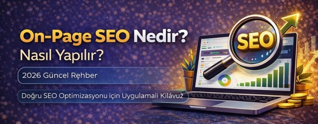 On-Page SEO, web sayfasının arama motorlarına ve kullanıcılara uygun şekilde optimize edilmesidir.