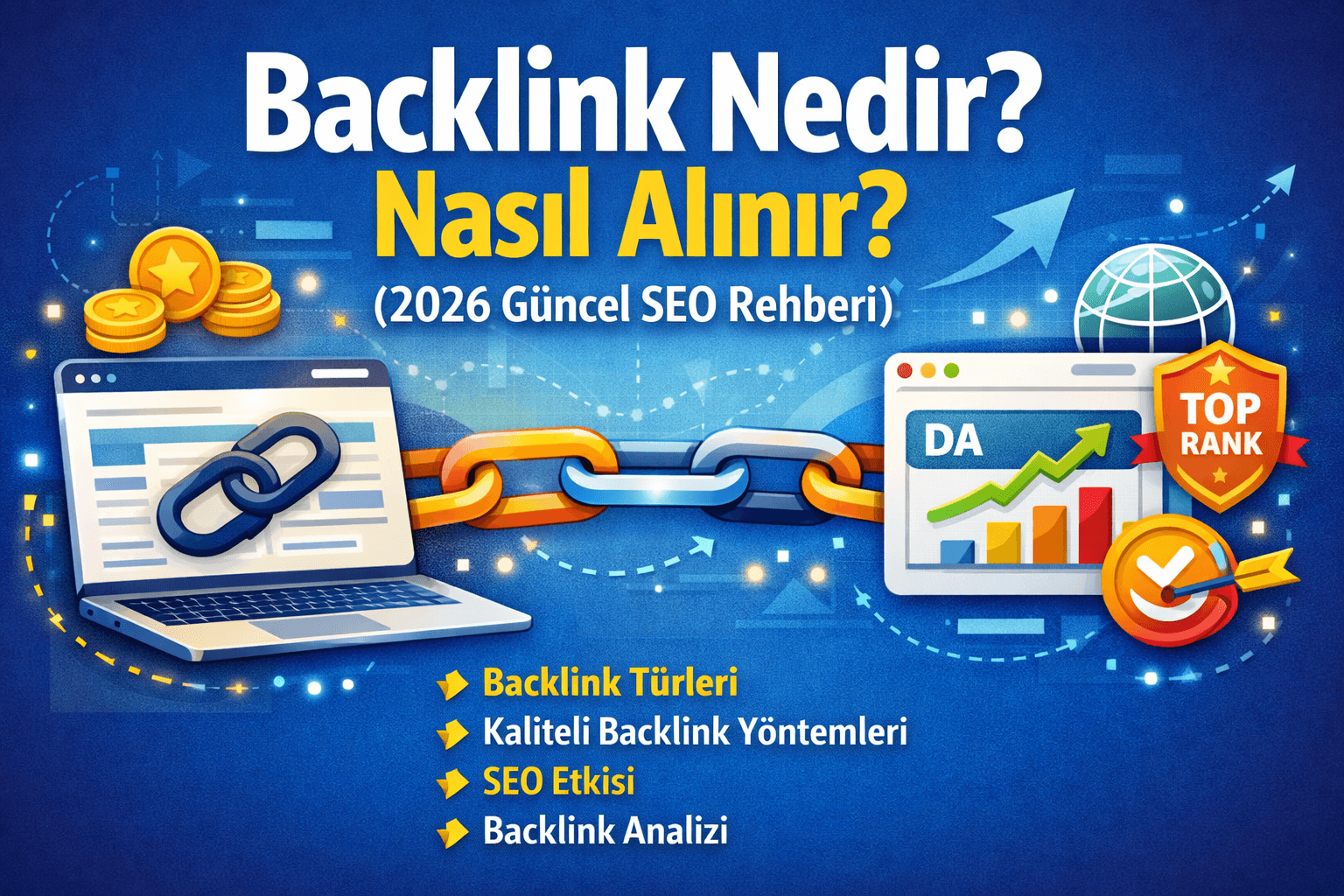 Backlink Nedir? Nasıl Alınır? (2026 Güncel Rehber)